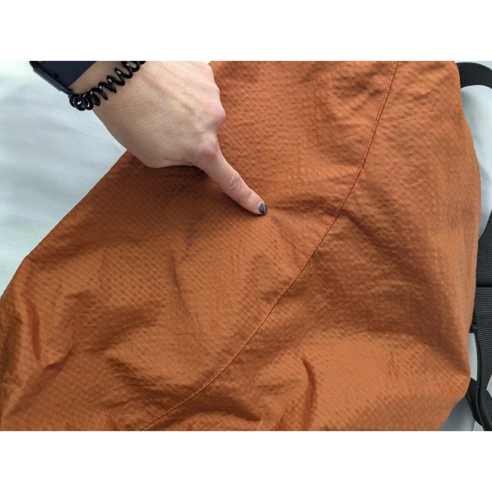 Harley‎ Davidson Orange Packable Nylon Duffel Bag